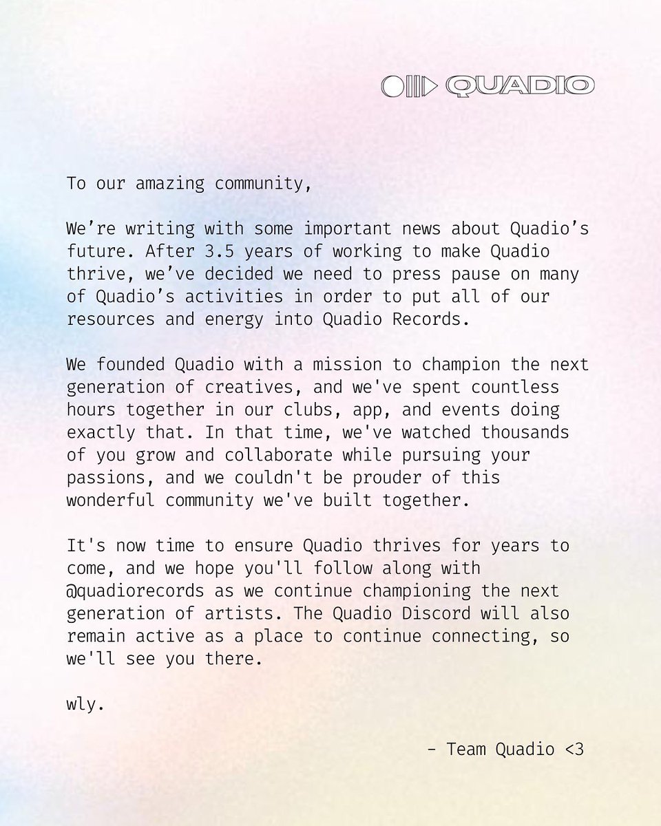 Quadio tweet media