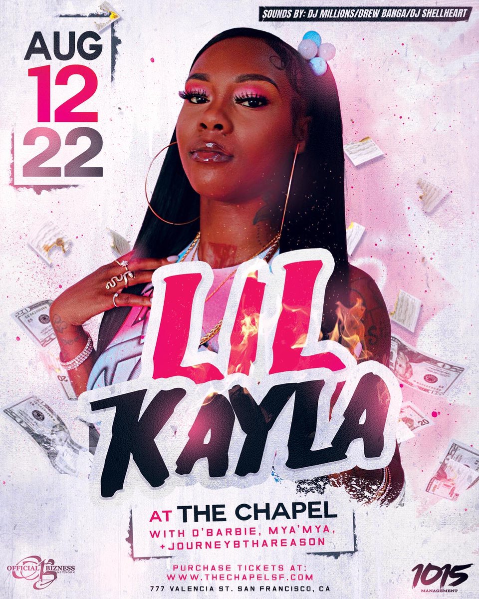 BthaReason's tweet image. Me, @TroyLLF &amp;amp; @WhitneyChanell giving away 4 free tickets to the Lil Kayla Show tonight 💜🔥
1. Repost flyer 
2. Tag me, Lil Kayla &amp;amp; One friend you wanna bring to the show

Goodluck ✨🙏🏾
#journeybthareason #lilkayla #BayArea