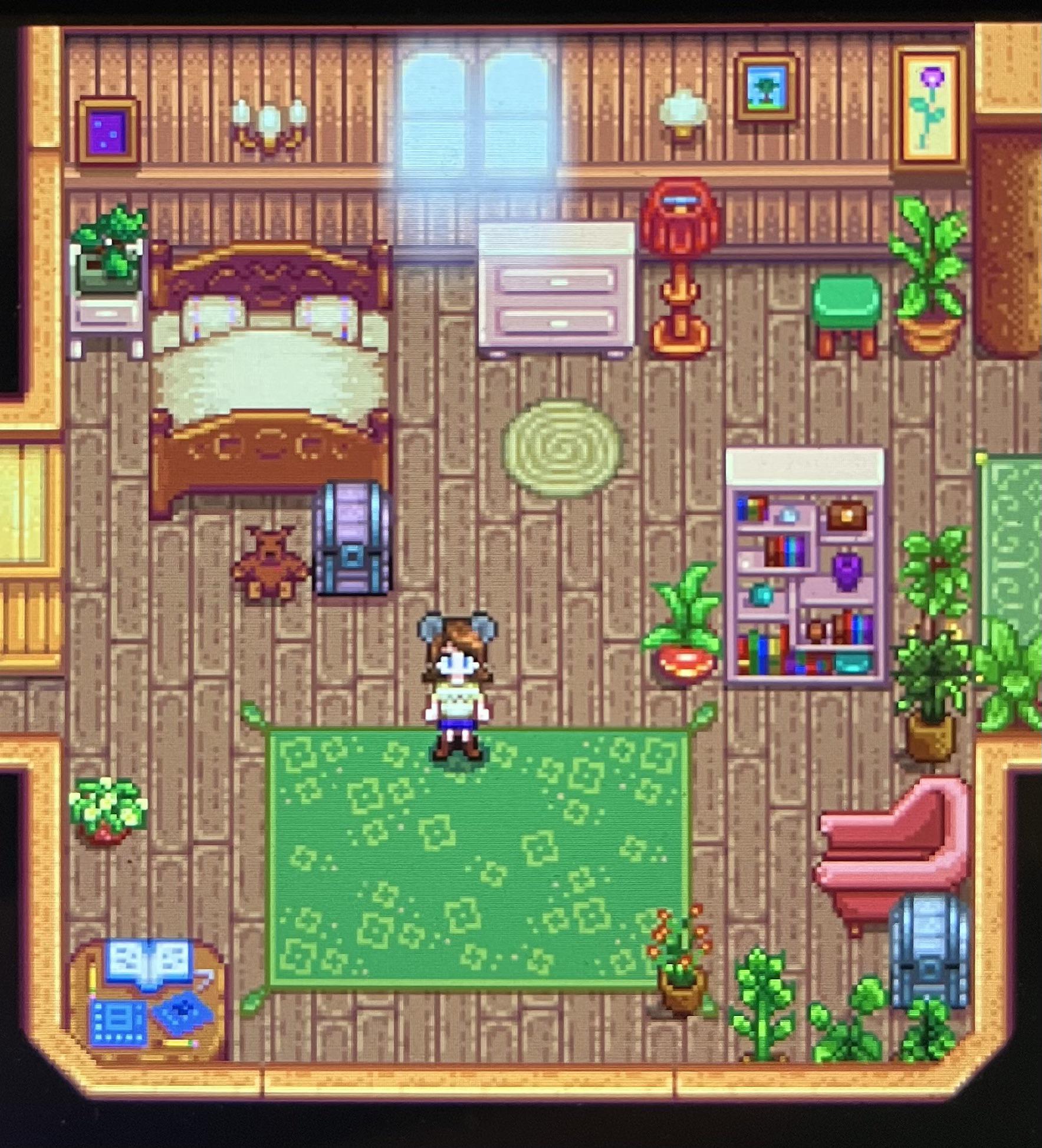 r/StardewValley on Twitter: "Finished decorating my bedroom :-). posted by  u/pudnin. Post url: https://t.co/byCu3a7PXh #StardewValley #Stardew  https://t.co/VSCKQvPtl2" / Twitter