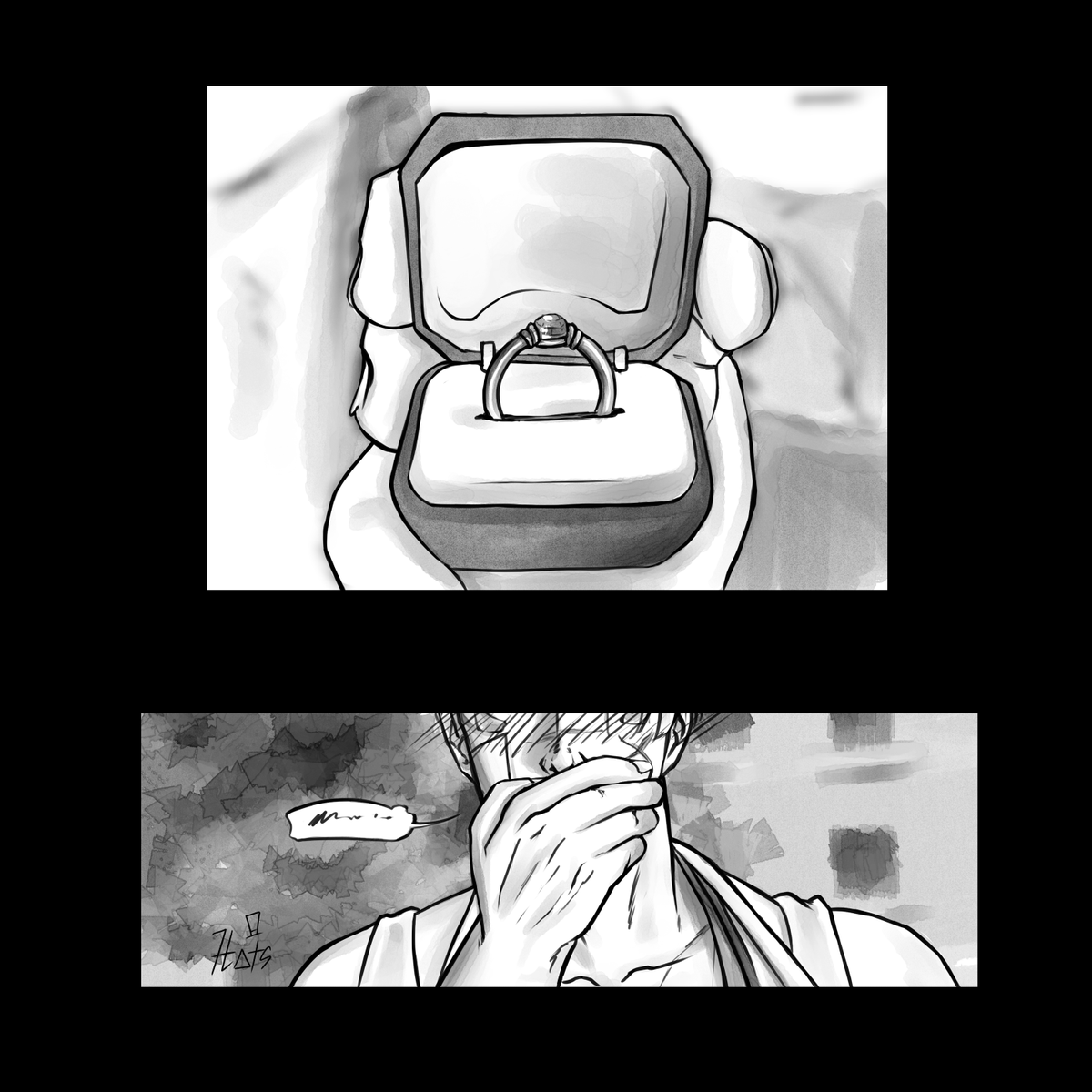 Sarcastic_Hats's tweet photo. I would like to thannk @aceartss for the brillian prompt!

They are deeply in love, your honour.😔

#CaeJose https://t.co/eMuyu0gqZZ