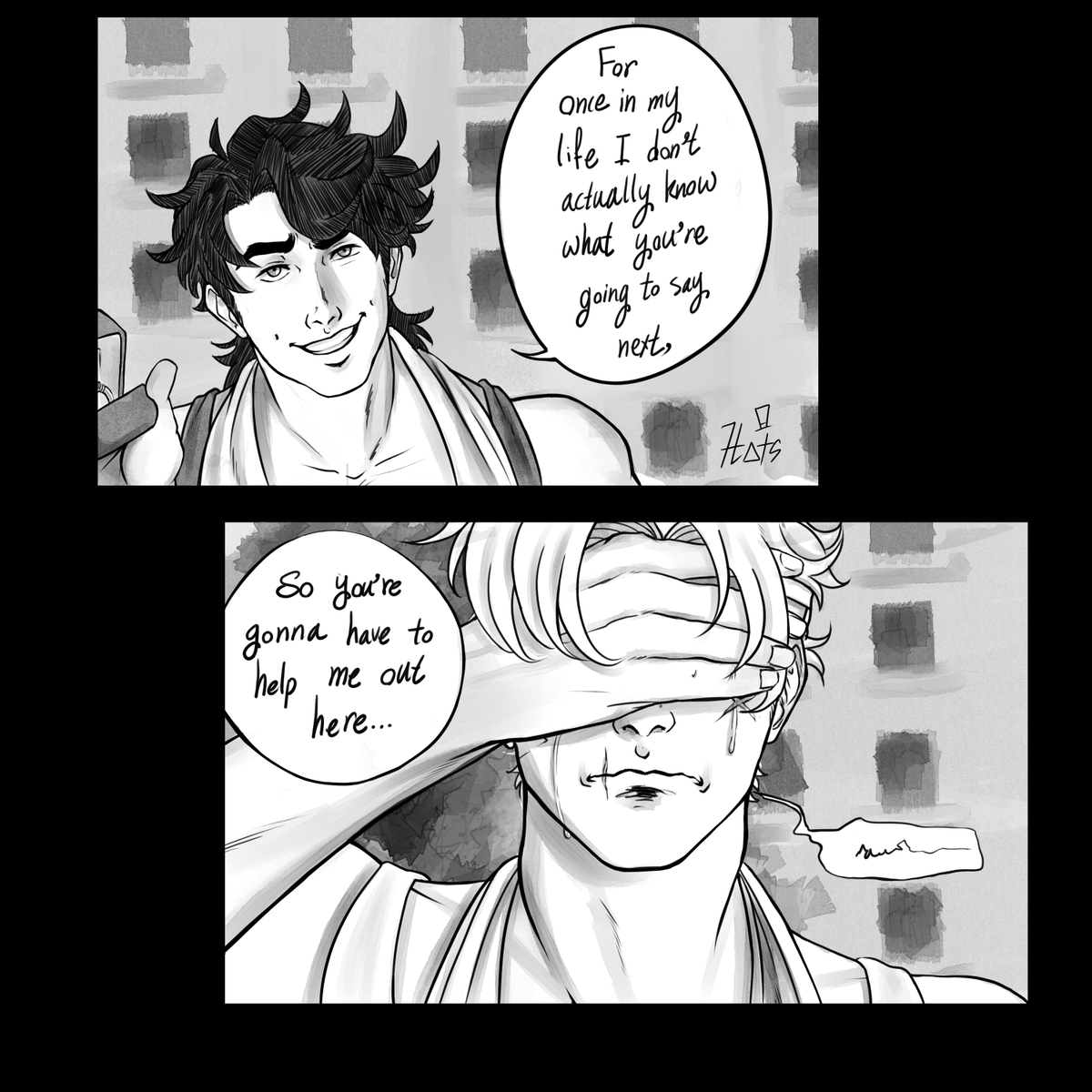 Sarcastic_Hats's tweet photo. I would like to thannk @aceartss for the brillian prompt!

They are deeply in love, your honour.😔

#CaeJose https://t.co/eMuyu0gqZZ