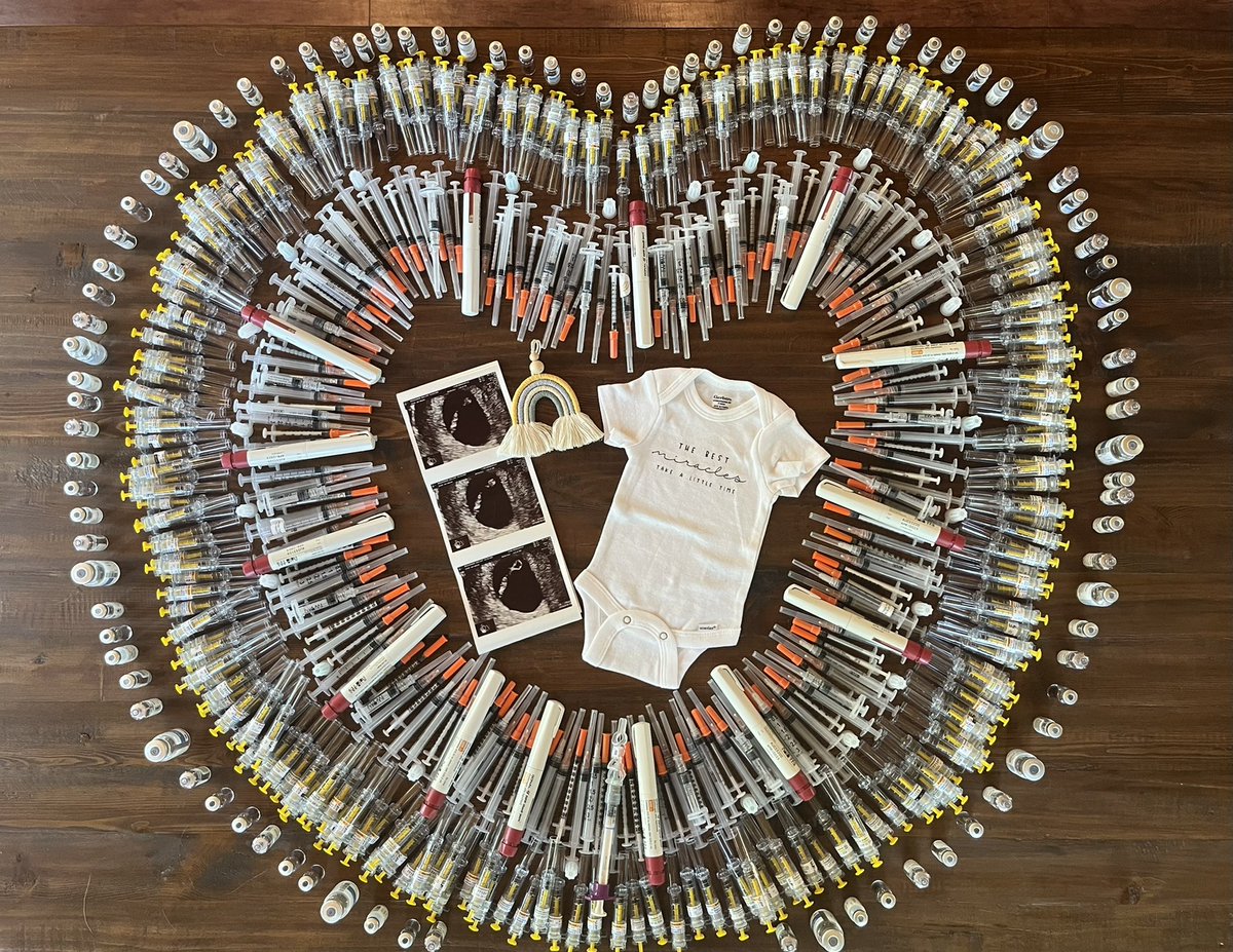 It is with great joy that we share that we are pregnant and our Little One is due March of 2023💛 

Two egg retrievals, a microTESE surgery, an unsuccessful transfer, a mock transfer, many twists and turns and 440 injections later - here we are! #infertility #ivf #maleinfertility