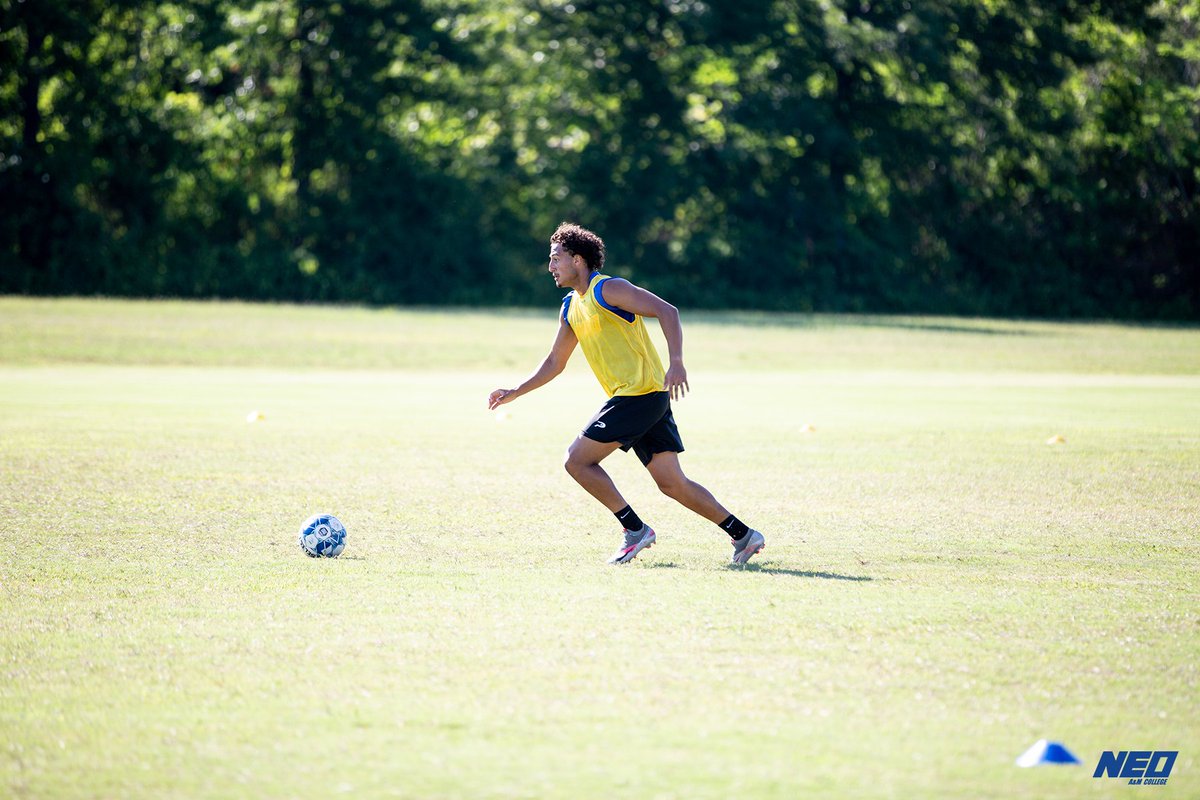 NEO Men's Soccer is wrapping up their first week of pre-season and they are looking good! Only 10 days until the fall semester begins. Visit neo.edu/apply to begin the application. #gogoneo #rownorserow
