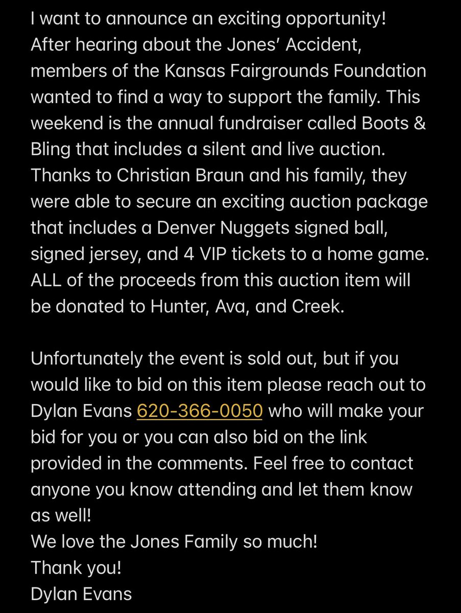 Dylan_Evans85's tweet photo. An awesome opportunity to help an amazing family that we love so much! @avajones_35 @honeck_mary @_peters_916 @AustinJ22228543 @Coach_dpaul @DanaCrain6 @LeslieKay_21 @CN3Training @iseeaaron @e_rose21 @IowaWBB @lisaBra44116227 @BradMalm32 @billywatson4l @hutchsports @SW_Elite_ https://t.co/d2E96BfM9w