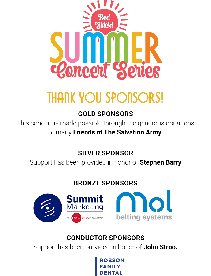 The Salvation Army of Kent County's last Red Shield Concert of the summer is next Wednesday, August 17. Thank you to our sponsors for making this concert possible -- and for helping us "Do the Most Good" every day! More info here >> fb.me/e/1ifxZ6NLg