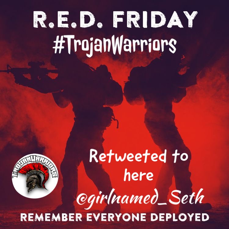 #TrojanWarriors 
#RedFriday
 @Lauria1960  
@Amy95474055 
@mother_tx 
@Godsgurltoo 
@LindaNTx 
@cornock60 
@LoveThisBar 
@KevinGills13 
@MRedPilld 
@d137090 
@PSwal807 
@HelenePATRIOT 
@KittinDavis 
@NoletDiana 
@girlnamed_Seth