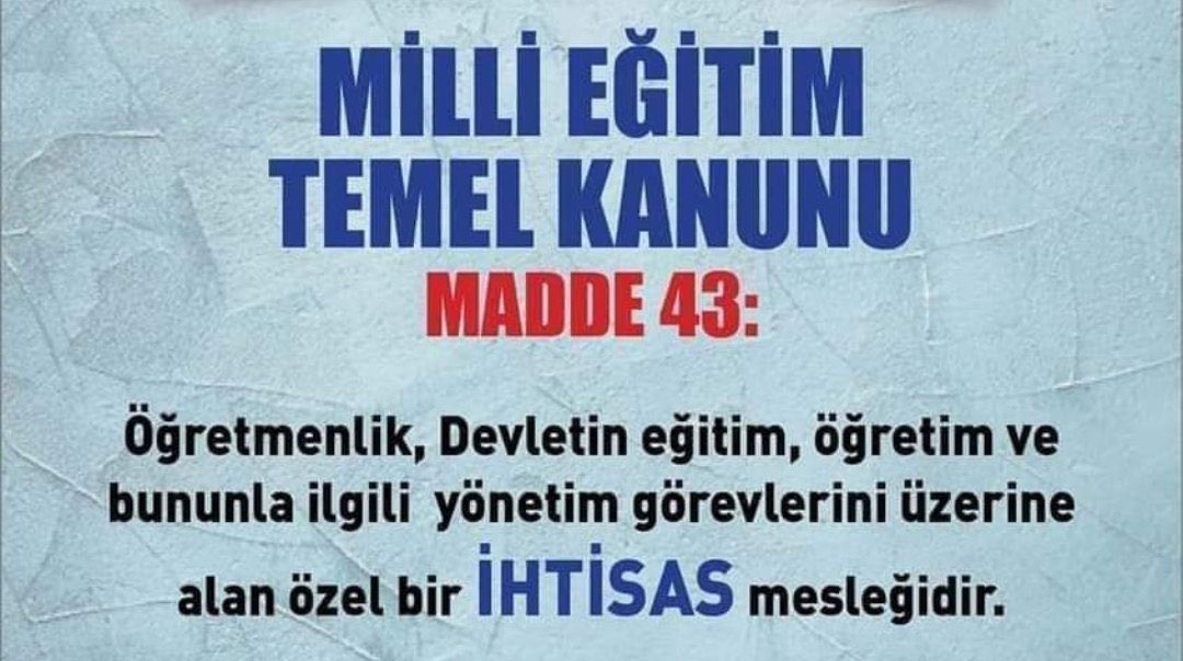 Zaten uzmanı #ogretmenlerdiyorki