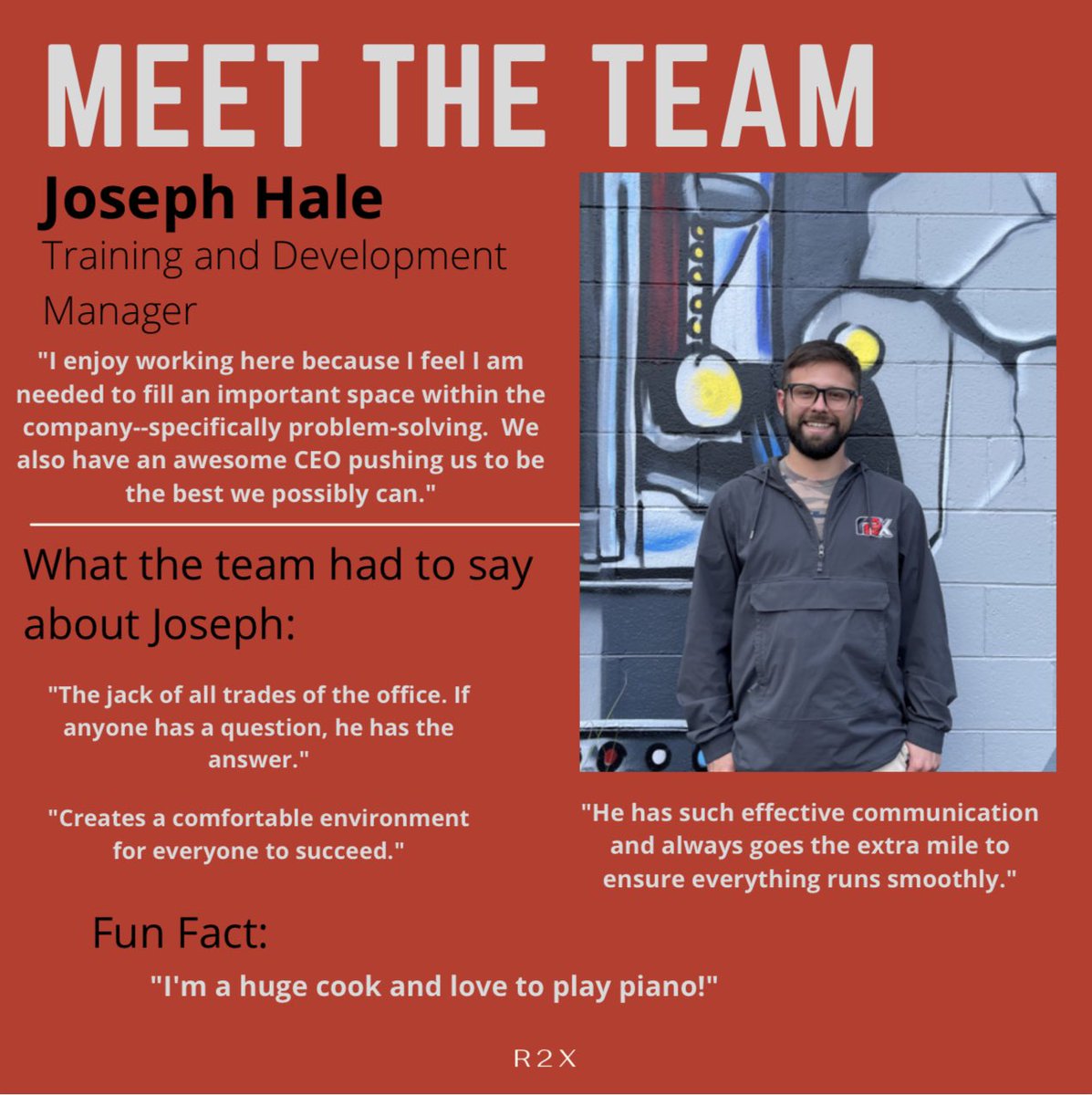 Meet Joseph Hale! 

#meettheteam #Ready2xecute #R2X #r2xindy #r2xindianapolis #indianapolis #hiringindy #freight #logistics #supplychain #broker #shipments