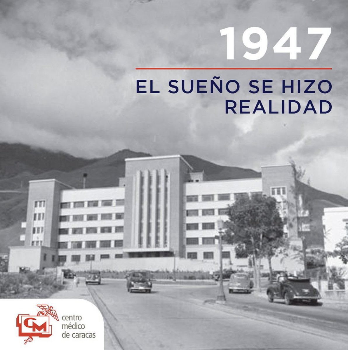 El comienzo de una historia a favor de la #salud de los caraqueños…
#CentroMédicoCaracas, desde 1947, ha trascendido como una institución de servicios de salud, reconocida por su comunidad médica y por estar siempre a la vanguardia de los avances científicos y tecnológicos.