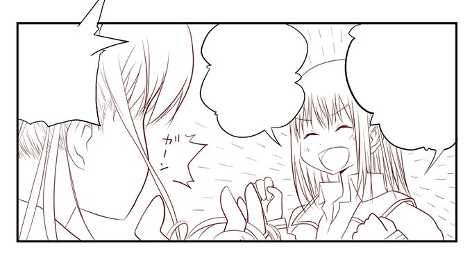 表情の見えない後ろ斜めからのアングルで描く顔が結構好きなんだ!可愛く描けてるかな?_φ(`・ω・') 