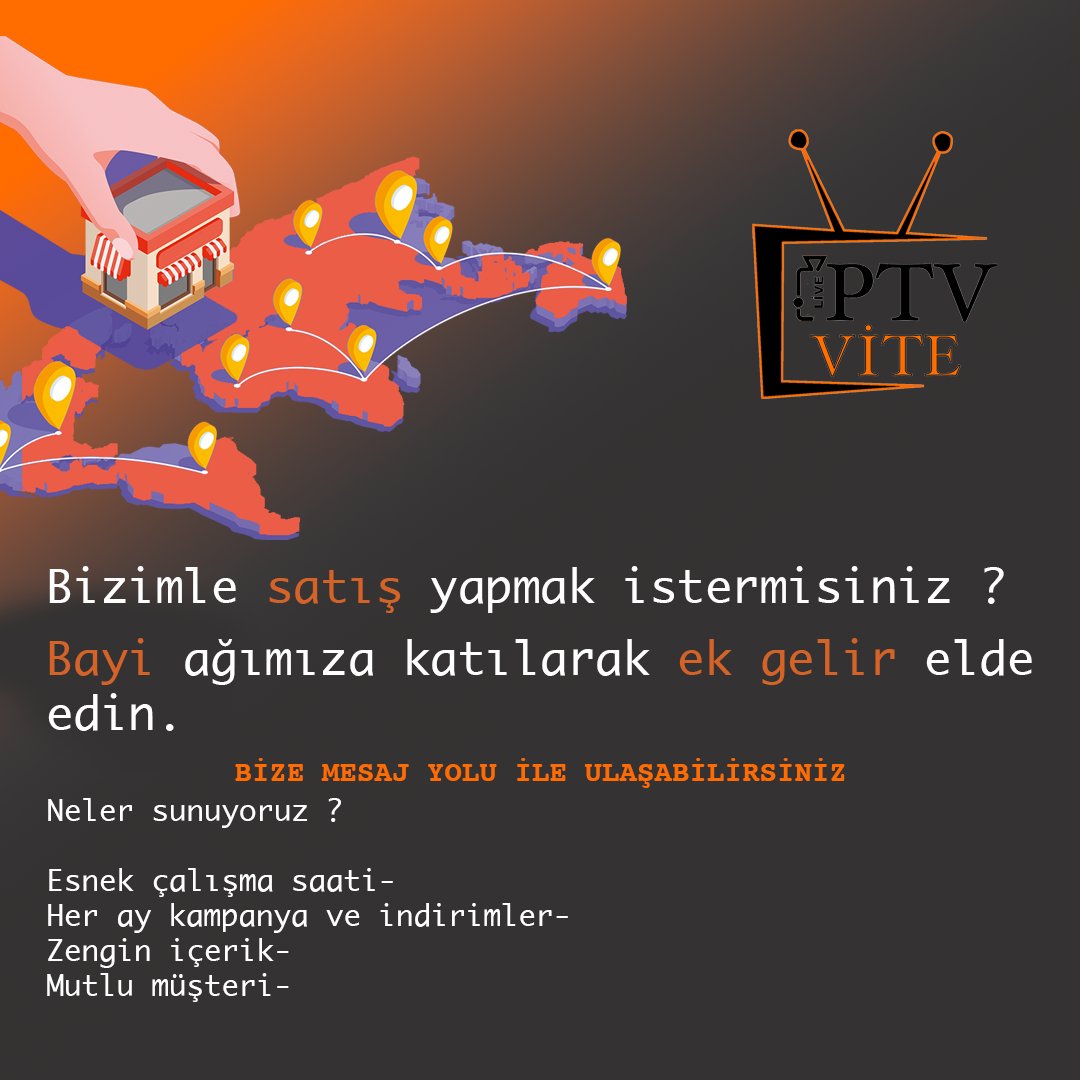 Sizde BAYİ ağımıza katılın.