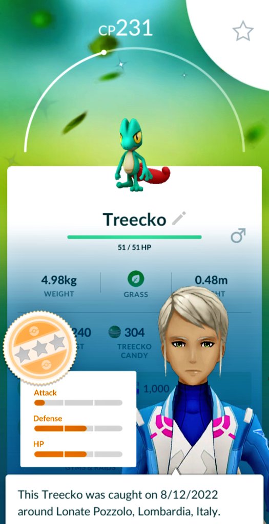 marinaferrari_'s tweet photo. Another shiny in Italy ✨ #Treeko #ShinyPokemon #Pokemon #PokemonGO https://t.co/enQTTO5rQz