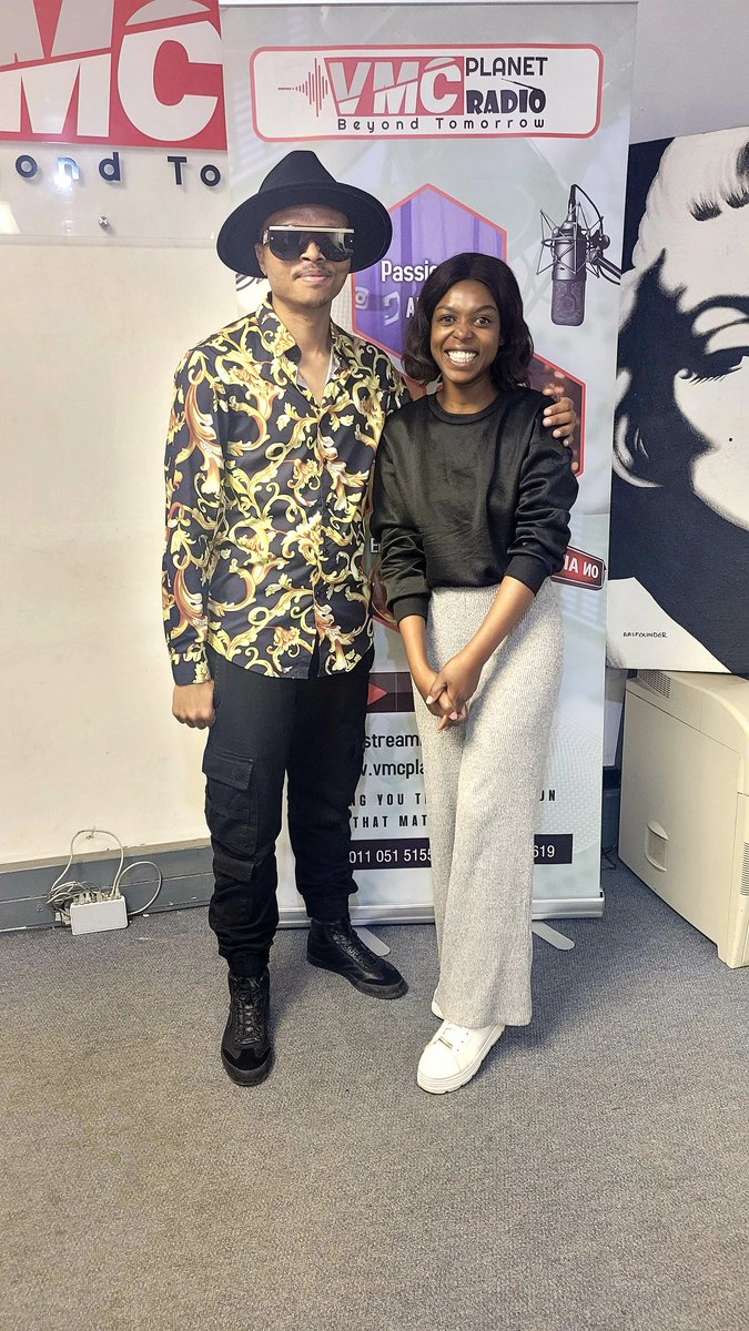 BhudaMngadi's tweet photo. Thank you for having me @Vmcplanetradio Ngiyabonga for a super awesome interview! S/O Zimka, Nqobile, Pinkies &amp; Maryanne🙏🏽  #Bhuda #imigodoyi 🔥 https://t.co/WXzRUnYz6p