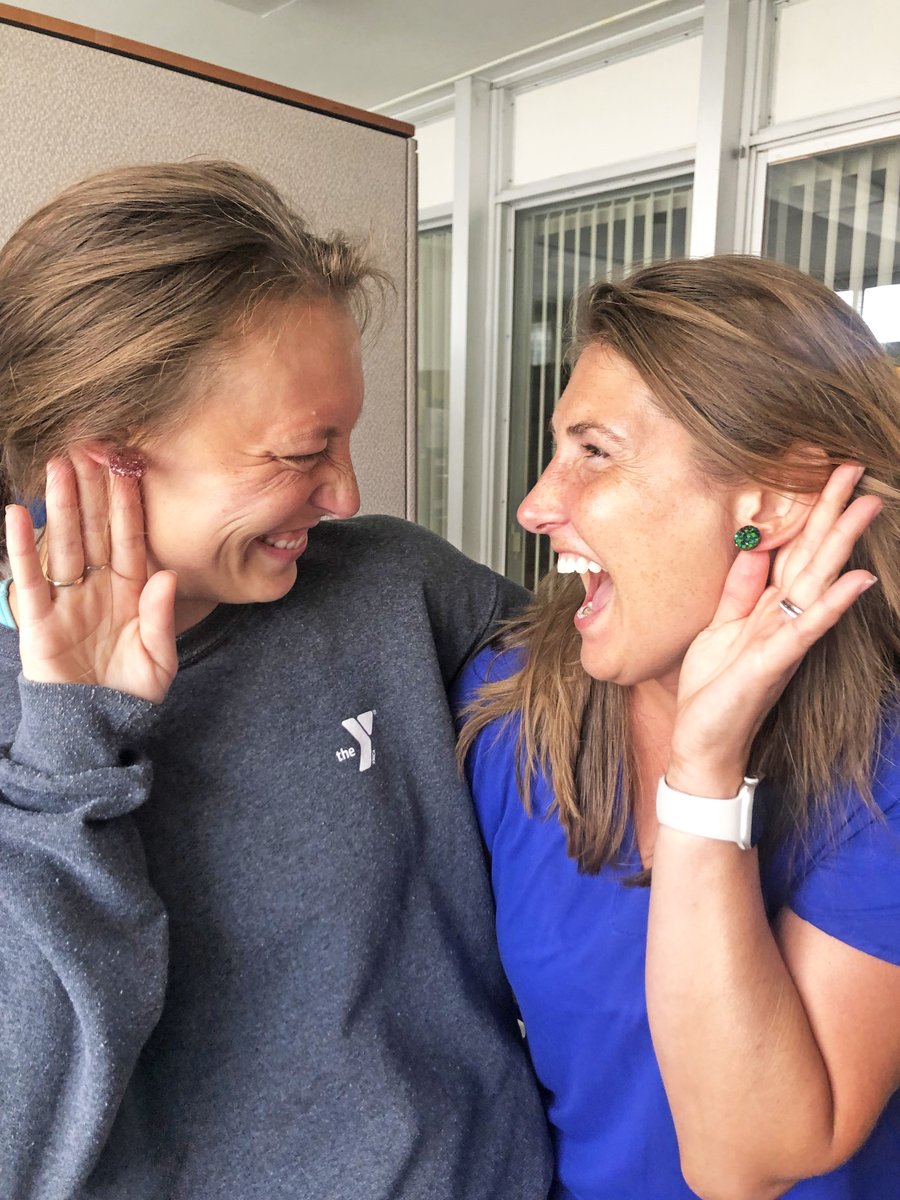 Friday joy! ✨I feel so lucky I get to work with these lovely friends @YMCAAnna and <a href="/YMCAKatelyn/">Katelyn Whittenburg</a>! If you want to work at a place where you're sure to find friends, stop by the Fercho YMCA on Tuesday August 16th for "On the Spot Interviews!" Find out more: ymcacassclay.org/events/spot-in…