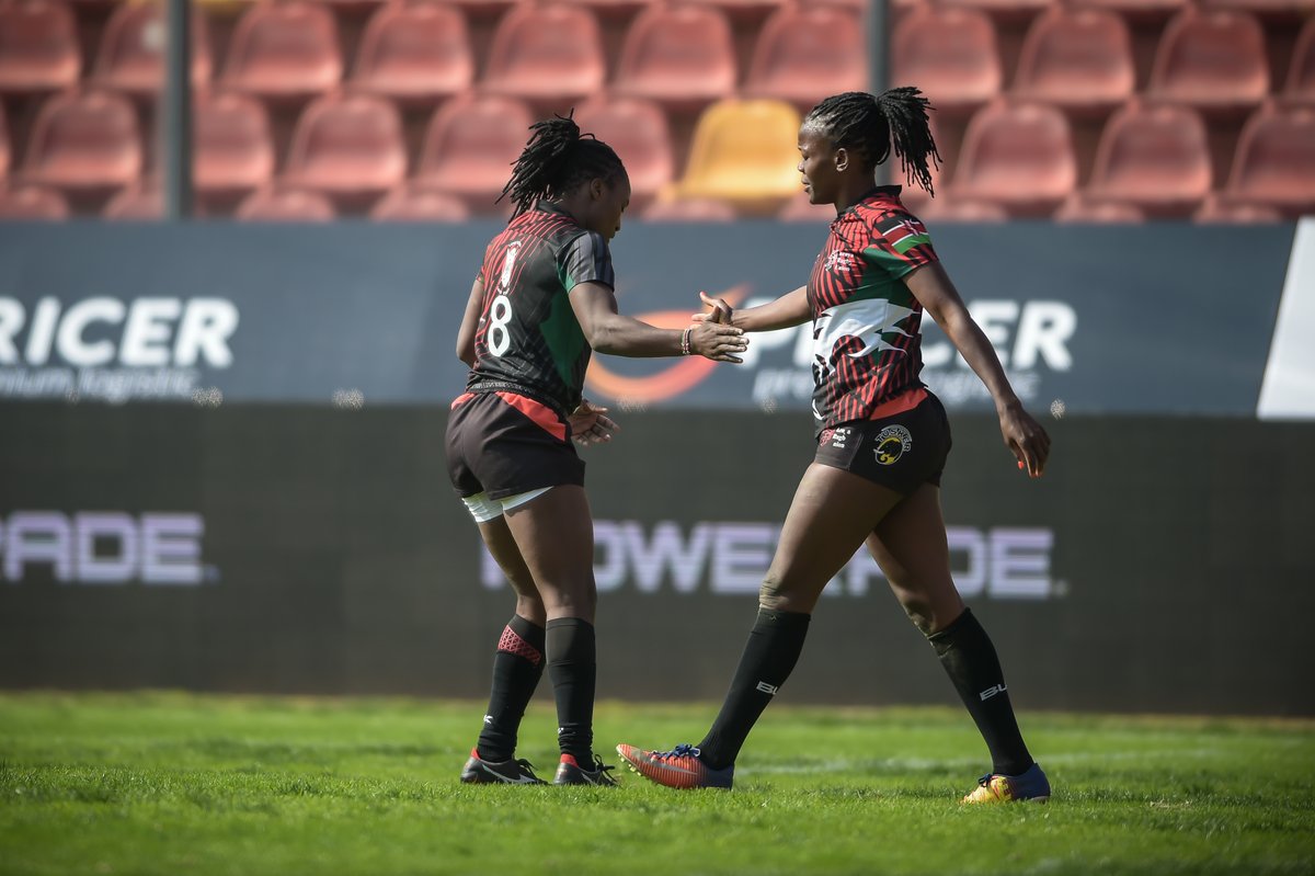 OfficialKRU's tweet photo. The @kenyalioness have kicked off the Challenger Series campaign with a 17-15 victory over China.  Our try scorers were: Grace Adhiambo, Naomi Amuguni and Jean Bisella with Adhiambo converting Bisella's try. 

#HowWeSevens 
#7sChallengerSeries https://t.co/woabOVdKqD
