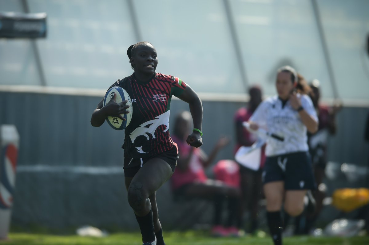 OfficialKRU's tweet photo. The @kenyalioness have kicked off the Challenger Series campaign with a 17-15 victory over China.  Our try scorers were: Grace Adhiambo, Naomi Amuguni and Jean Bisella with Adhiambo converting Bisella's try. 

#HowWeSevens 
#7sChallengerSeries https://t.co/woabOVdKqD
