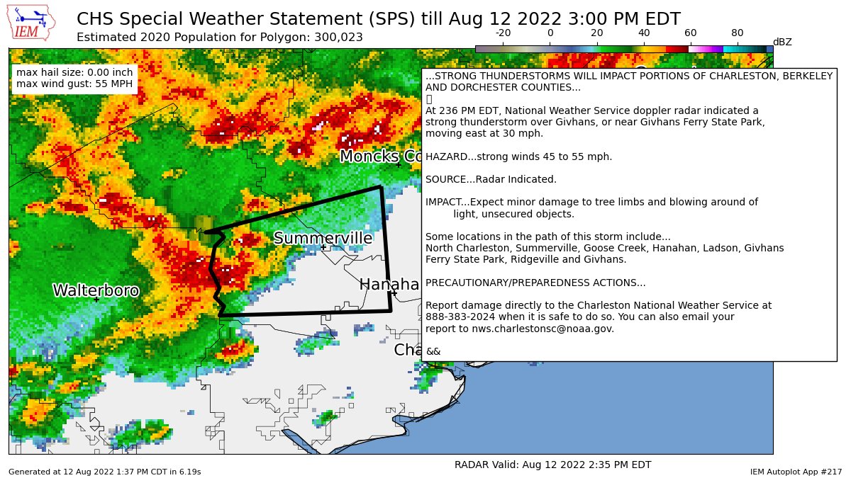 Charleston Weather on Twitter "STRONG THUNDERSTORMS WILL IMPACT