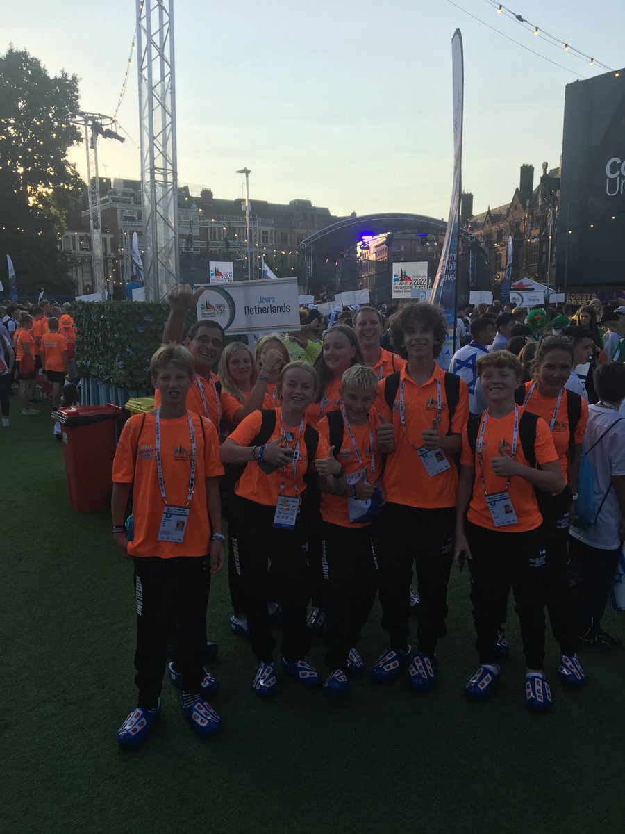 Team Nederland taking part in the International Youth Games here in Coventry UK 🇬🇧🇳🇱🇳🇱❤️