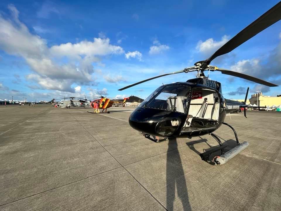 MagnumHelo's tweet photo. Aloha 🤙🏽 We are sponsoring the Kaneohe Air Base show this weekend on August 13 and 14! Come see our choppers in action! 

#kaneohebay #kaneoheairbase #magnumhelicopters #hawaiihelicoptertour #helicopterviews #helicoptertour #thingstodoinhawaii #hawaiialoha #luckywelivehawaii https://t.co/ftFTzGEHnj