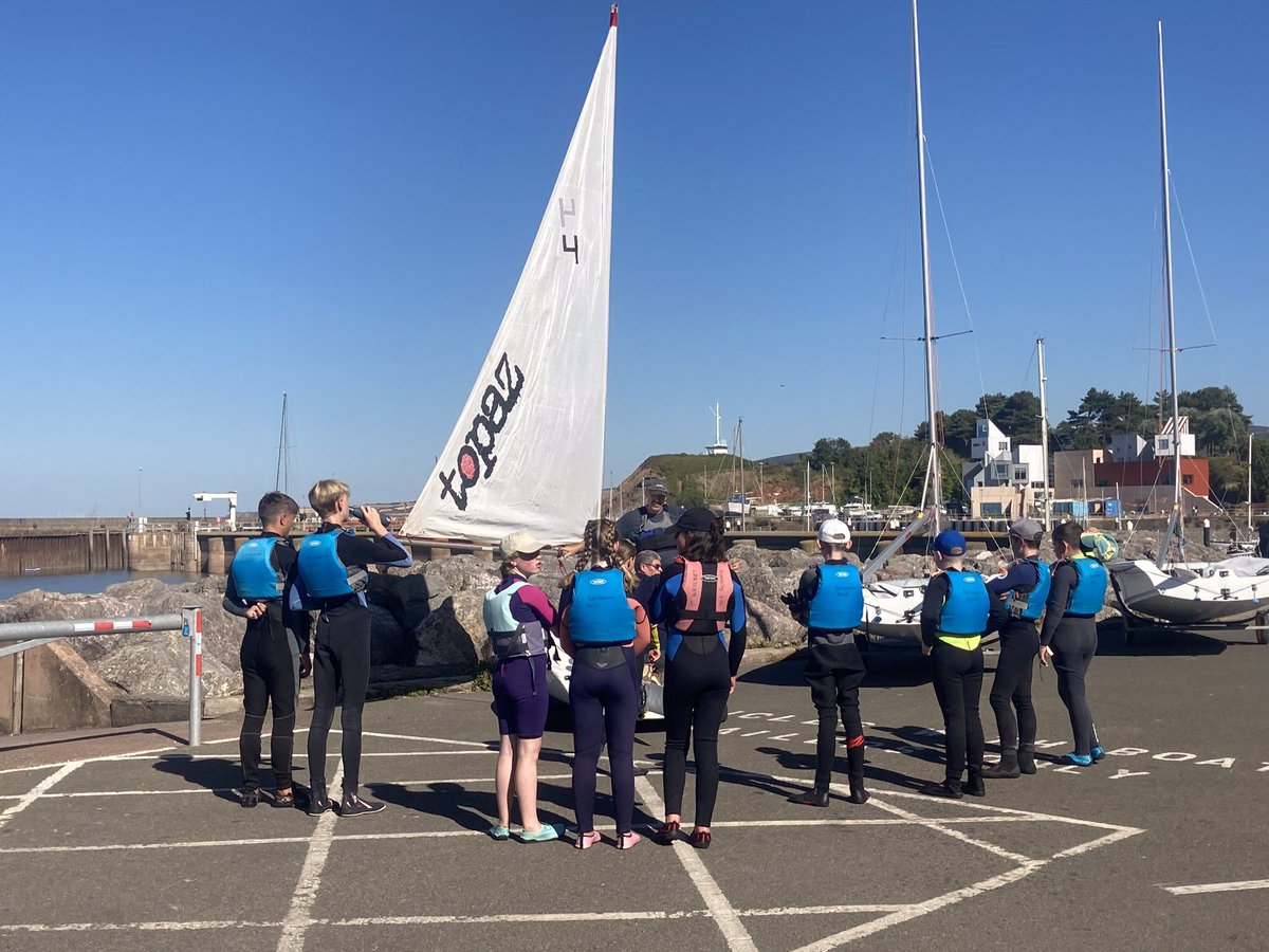 Watchetscouts's tweet photo. Today day 1 of @RYA Stage 1 & 2 youth course for some of our #RNSeaScouts . Fantastic results with light winds resulting in early venture out of the harbour on sausage course to get more wind in the Sails. #fiveessentials @rya_training @RYASW @SomersetScouts @MoorsAndCoastal https://t.co/HCsRHVhEGj