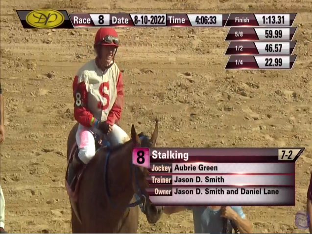 rebelsart's tweet image. Winner for Aubrie Green @jockeygreen as Stalking takes race 8 at Delaware Park @DelParkRacing for trainer Jason Smith! Beautiful ride Aubrie! 🏇🥇💪
#winner #dedicated #DelawarePark #horseracing