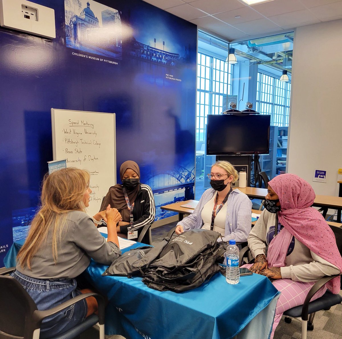 JustinAglio's tweet photo. WOW!!! Tremendous day at the ‘Launch Your Future’ program w/ the @CarnegieSciCtr at the @RIatPennState! #SpaceReady #FutureReady #CommunityReady #PittsburghReady WOW!!!
TODAY: Simulated Space Station Exercises, #HigherEd & Career Options, Community Presentations, & more! https://t.co/f1e24a3IM4