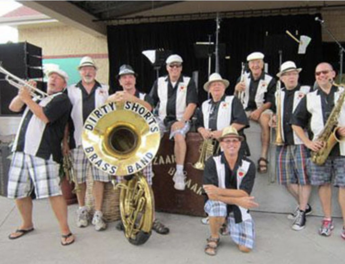 Children1st_SLP's tweet photo. Come groove to the Dirty Shorts Brass Band and get a free children or young adult book from Rotary at the Veterans Amphitheater in Wolfe Park at 7pm! #SLPREADFEST #CHILDRENFIRSTSLP https://t.co/ne4fGNyrQl