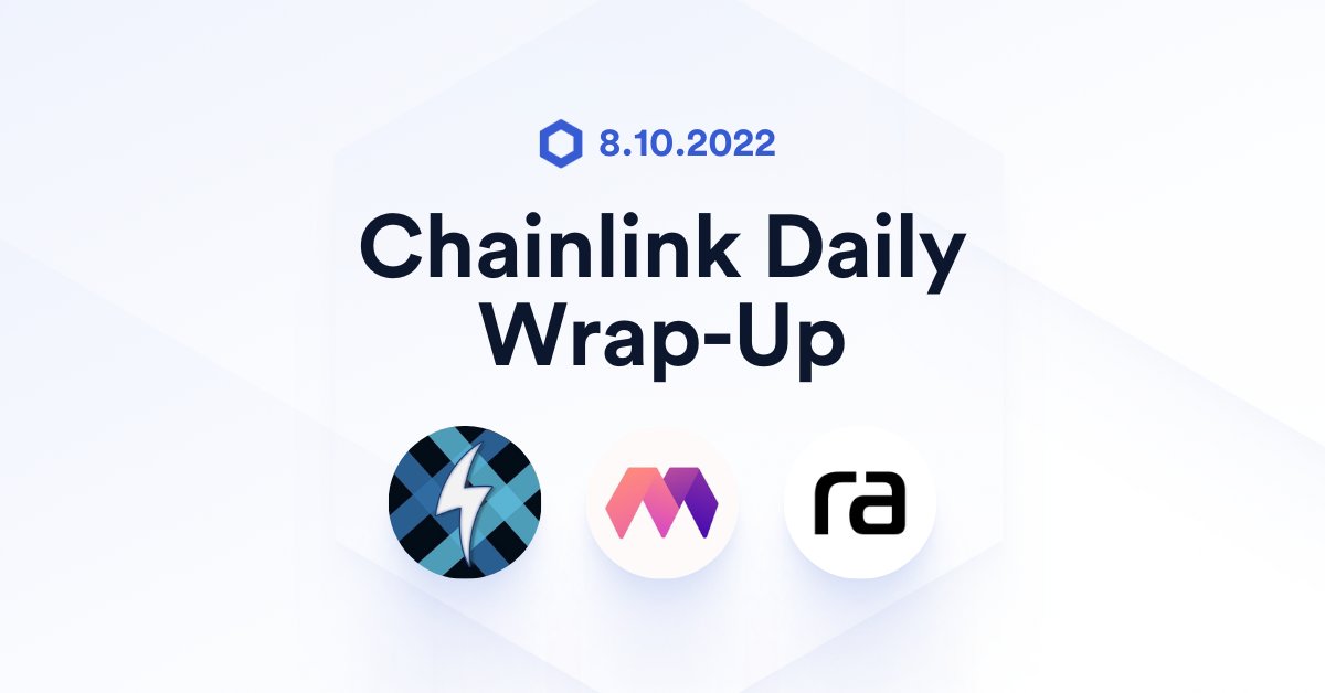 ⬡ DAILY WRAP-UP ⬡ 

⛓️ Integrations on #Polygon ⛓️

• @GigaHashGaming | VRF | Fair lucky draws
• <a href="/matterverse/">Matterverse</a> | VRF | Fair community reward distribution
• @RarifyTech | Data Provider | Secure NFT price floors