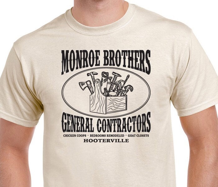 The latest addition to my #etsy shop: Monroe Brothers General Contractors T-shirt. Inspired by a hilarious sixties sitcom about farming.etsy.me/3AfsvlP #BuilderGift #ContractorGift @CluelessTees