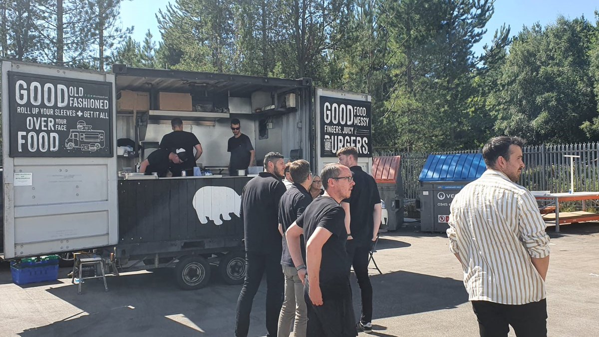 RaytecHazardous's tweet photo. A beautiful day for a burger!
Today, we enjoyed our monthly buffet - paired with glorious sunshine. Thank you to Fat Hippo Newcastle for providing us with our yummy burgers ๐
#Raytec https://t.co/W6ISRuRw2x