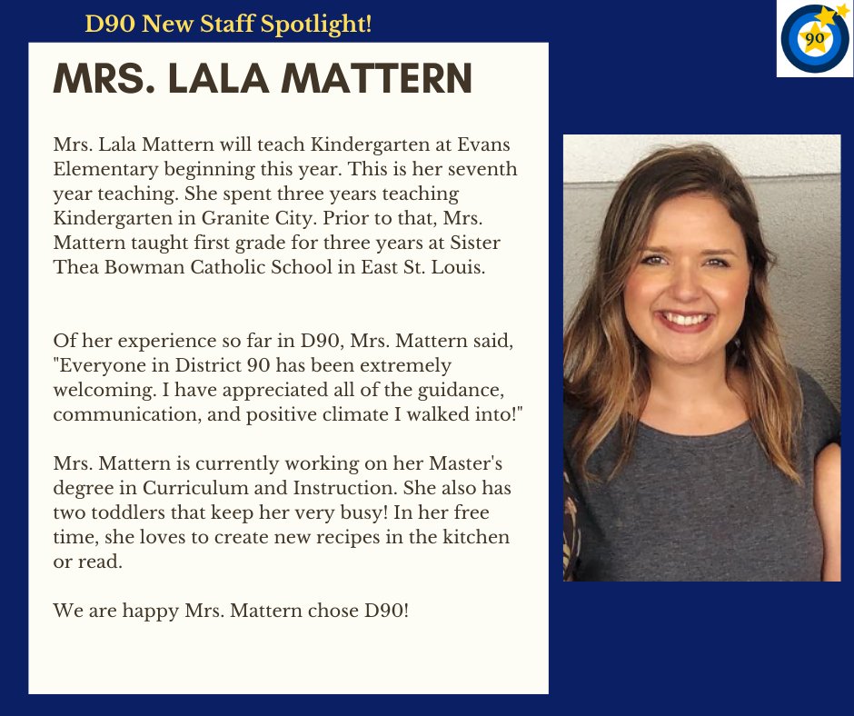 ofallon90's tweet photo. Help us welcome Mrs. Mattern! We're glad she chose D90!
#ofd90
#WelcomeToOurHouse https://t.co/dQjReMTzpa