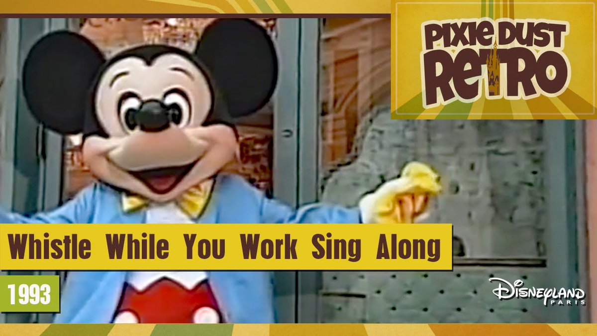 PixiedustRetro's tweet photo. ⎪VIDEO⎪Disneyland Paris Whistle While You Work Sing Along #rememberthemagic
WATCH HERE >> https://t.co/kKjoNlJMjB https://t.co/PcVfXg3qla