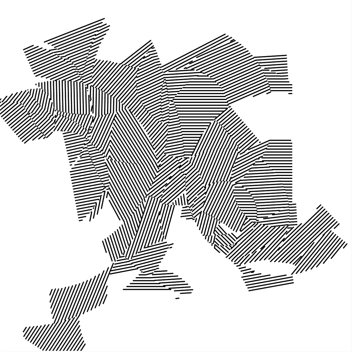 grunskm's tweet photo. Enjoying these rotation studies today. #p5js https://t.co/dwzkgRPqzk