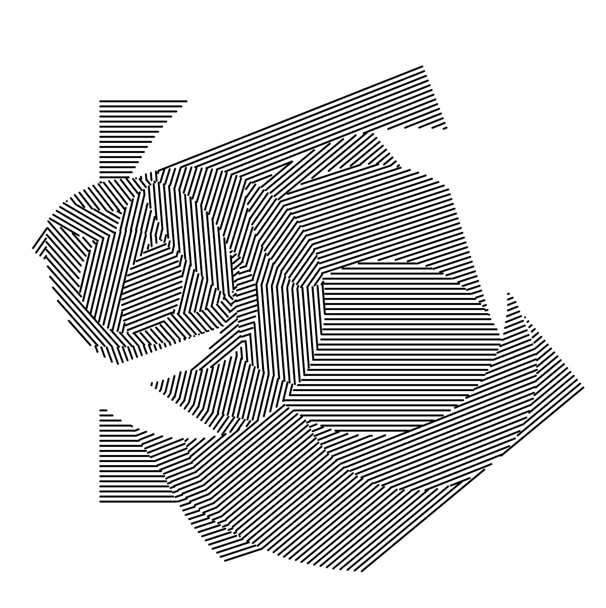 grunskm's tweet photo. Enjoying these rotation studies today. #p5js https://t.co/dwzkgRPqzk