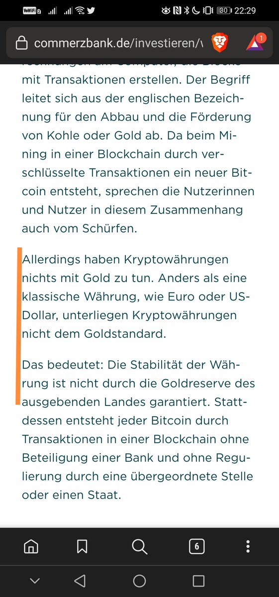 Liebe <a href="/commerzbank/">Commerzbank</a>, würde Sie bitten ihren Artikel zu überarbeiten! Nicht das Ihre MA dieses weiterverbreiten 😉

Beispiel siehe Bild, bei Rückfragen rund um Bitcoin können sie sich gerne an uns wenden.

#Bitcoin <a href="/blocktrainer/">Blocktrainer</a> <a href="/RomanReher/">Roman Reher</a> #BTC 

commerzbank.de/investieren/wi…