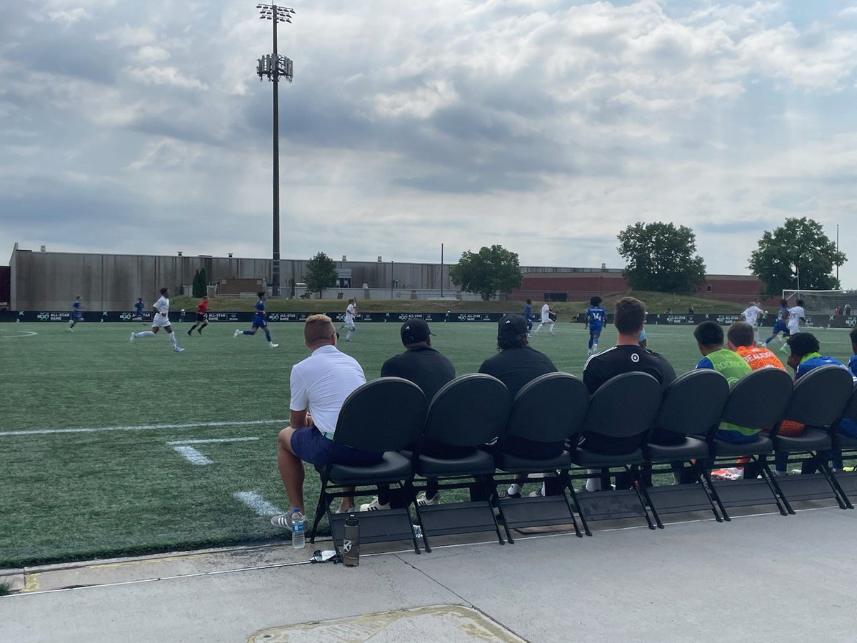 TaylorTwellman's tweet photo. It was an honor to talk to the next
generation of @MLS on behalf of @Allstate who played in the 1st @mlsnext All Star Game. Watching the players up close today shows how far the game has come. Bravo @Allstate for protecting the future of the game. #MLS #AllState #MLSNext https://t.co/TTEmCbiHMz