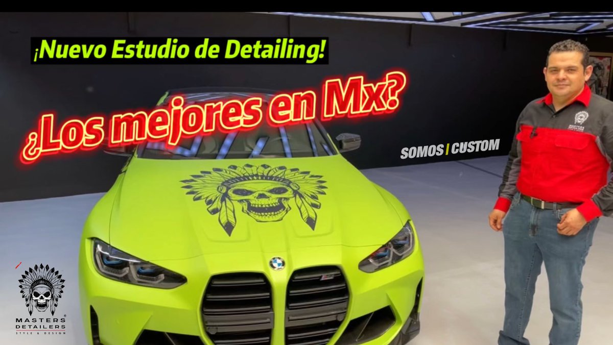 Somos_Custom's tweet photo. NUEVO ESTUDIO DE DETAILING EN CDMX!! MASTERS DETAILERS 💯🇲🇽 https://t.co/TouNSxM9rV vía @YouTube https://t.co/w7Gxw547cp