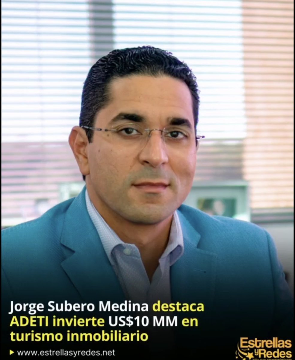 En una entrevista en el Rumbo de la Mañana del Grupo RCC Media, nuestro Presidente <a href="/Jsuberom/">Jorge A. Subero M.</a> resaltó este martes que ADETI ha invertido US $10 mil millones en infraestructuras que integran 15 empresas turísticas inmobiliarias que son miembros de la asociación.