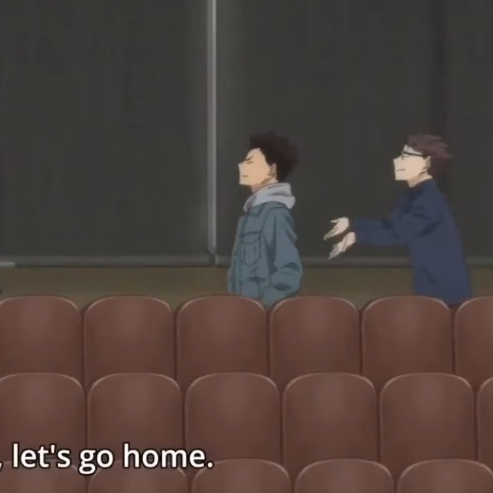 do u ever think about hajime and oikawa guiding each other forward... LITERALLY.... like c'mon