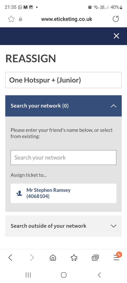 steveramsey1983's tweet photo. @SpursOfficial trying to get a hotspurplus junior membership online and keep getting asked this. I have never had a junior one before so what do I do. To get past this https://t.co/I2VdLO9toI