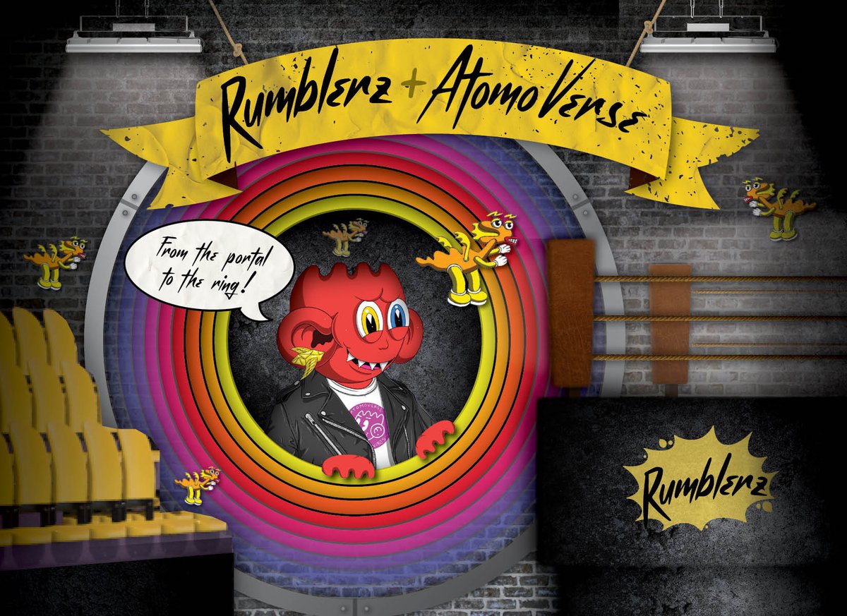 AtomoPJB's tweet photo. We are happy to officially announce our partnership with @RumblerzFight 🥊

Their goal to create a product that brings together projects from every corner of web3, a vision that speaks with the team 🙏

Looking forward to working together, and looking forward to the Rumble! 👊 https://t.co/fHl8TpsAvv