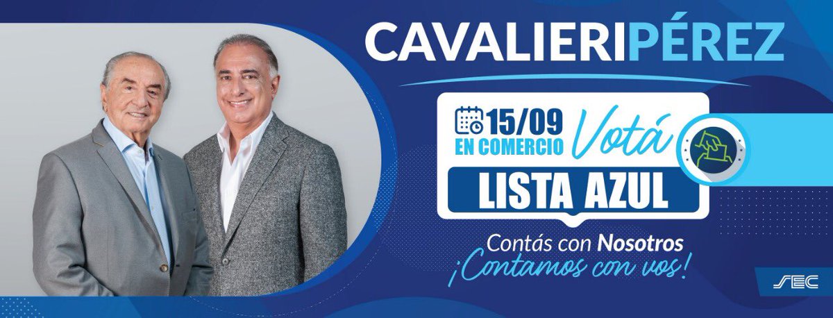 💙El 15 de septiembre votá <a href="/ListaAzulSEC/">Lista Azul SEC</a>                      <a href="/Cavalieri_SEC/">Armando Cavalieri</a> <a href="/CarlosPerezSEC/">Carlos Pérez</a> ………………………………………………………….Contás con nosotros, contamos con vos!!   #SoyAzul