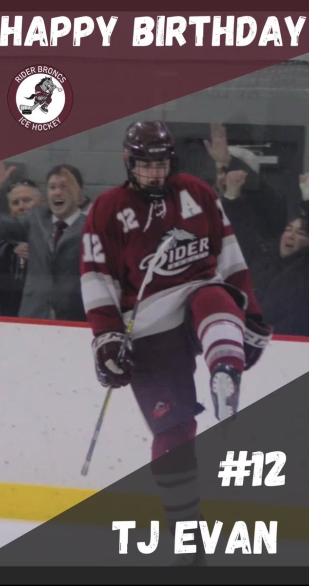 RiderIceHockey's tweet photo. #HappyBirthday @tj_evan12. Enjoy your day!!! #RiderIce #TheBrotherhood https://t.co/RUobCz8Nli