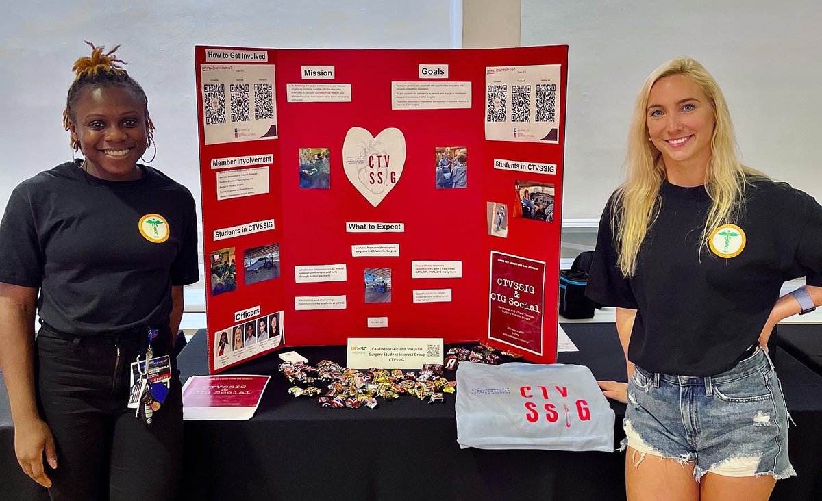 UTHSC_CTVSSIG's tweet photo. We had a wonderful time introducing our new organization and meeting the incoming M1’s at the Student Organization Fair today! Make sure to join our socials if you missed us and want to stay involved! https://t.co/g1BFoLahER