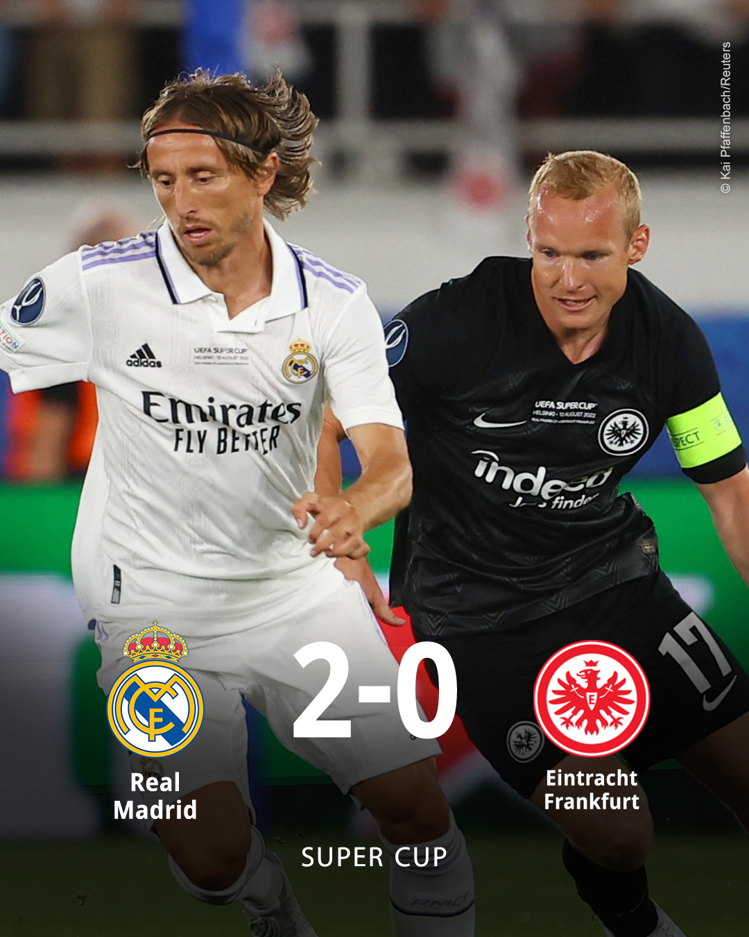 Dw Sports Frankfurt Did Their Best But Real Madrid Are The Winners Rmasge Supercup T Co Urrb7b48x7 Twitter