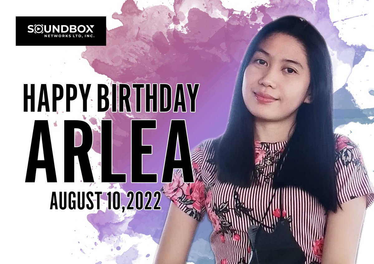 Soundboxnetwor1's tweet photo. Thank you for all your hard work during the past year. Wishing you a happy birthday and a great year to come!@Arlea .
#soundboxnetworksltd
#natalday https://t.co/KBHV20twJz