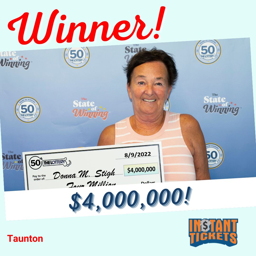 Mass. State Lottery on Twitter "A Taunton resident won a 4 Million