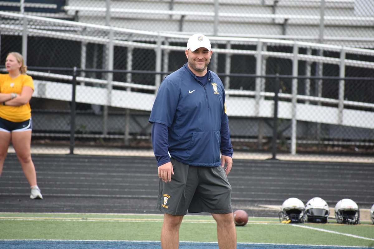MUKnights's tweet photo. Practice two in the books for @MarianUFootball! 

Head to the website or click the link to see some of the photos from today's practice!

https://t.co/JEMFRcr1Fh https://t.co/rudHnPPA3D