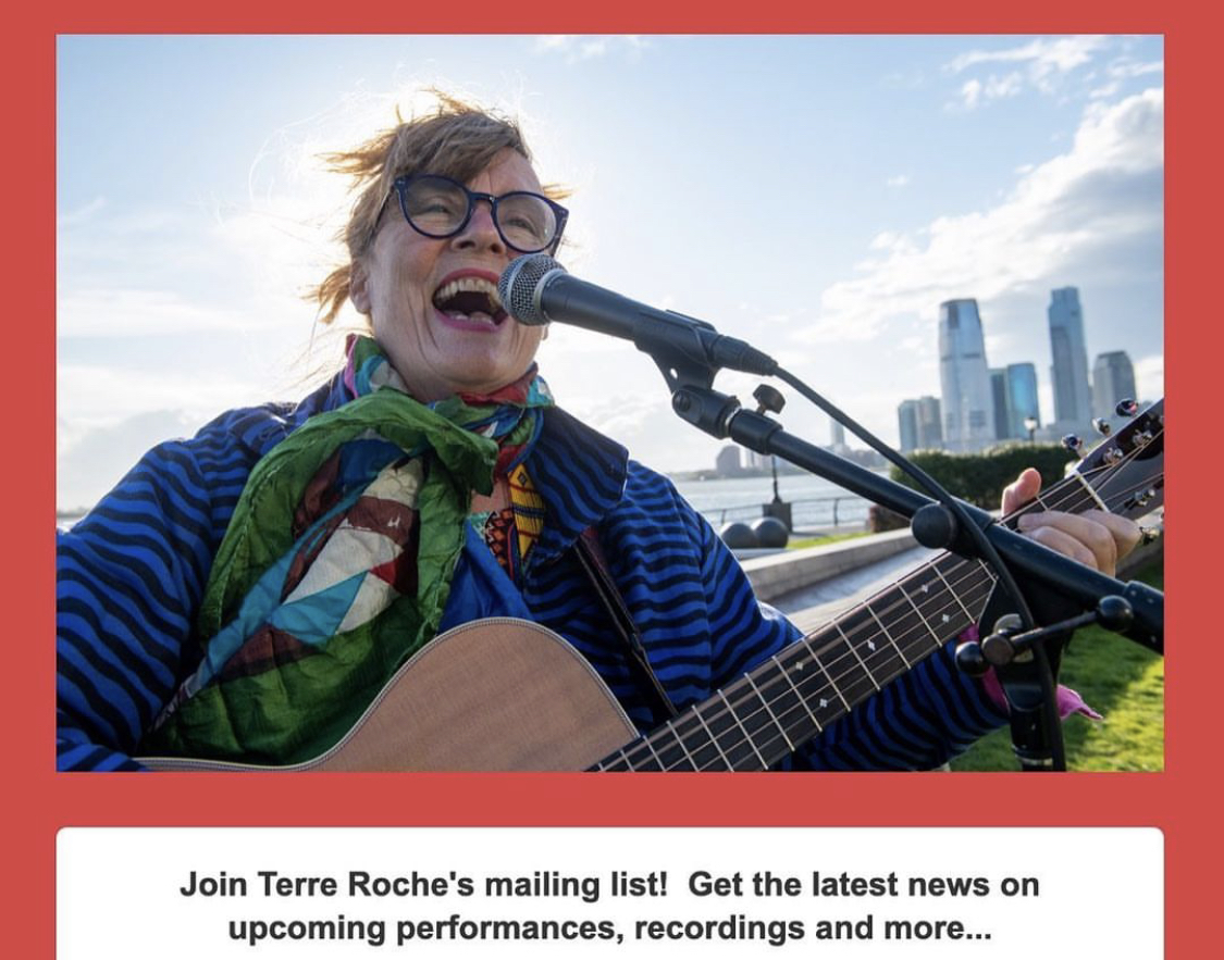 Sign up for my newsletter to find out about a new album release &amp; show at <a href="/CityWineryNYC/">City Winery</a>  coming up this October. Click here: eepurl.com/hsqnt1  I’ll be sending a newsletter out next week! (photo Rob DeMartin). #theroches #citywinerynyc #newmusic2022  #singersongwriter