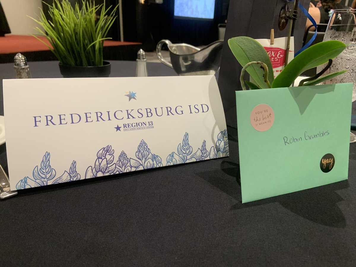 FPSBillieKids's tweet photo. So excited to be at the Region 13 ESC Teacher of the Year Luncheon honoring our own Robin Grumbles.   It’s fun to celebrate with other educators!!   #R13TOY https://t.co/6uwLx3k8rb